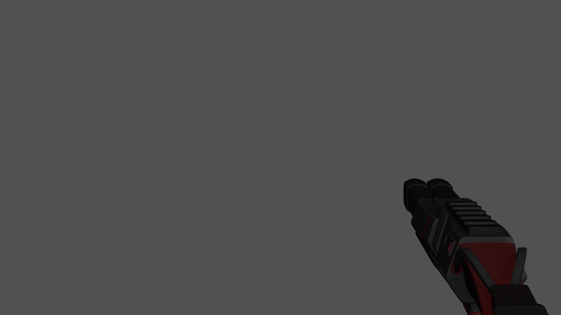 Sci-Fi Black Shotgun - Gun - Weaponry Low-poly 3D model_12