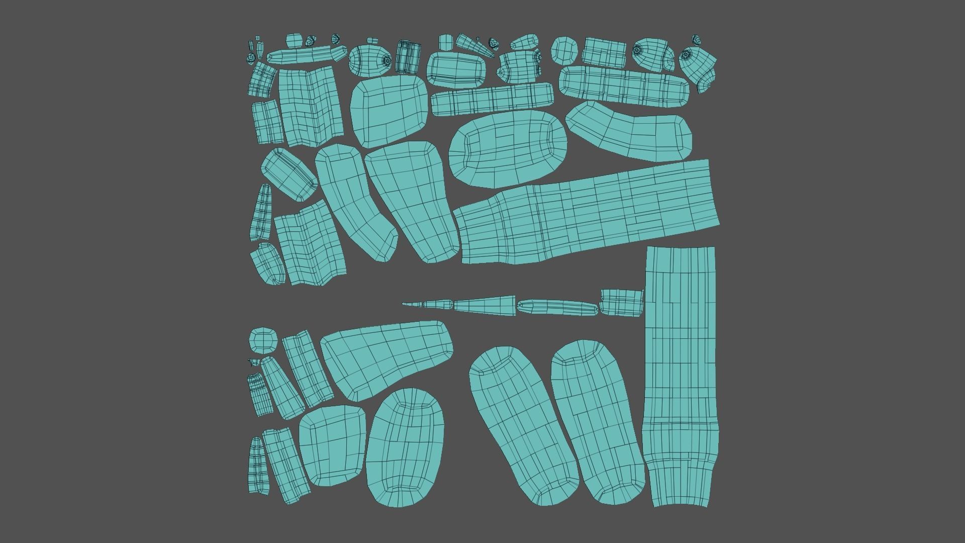 Sci-Fi Black Shotgun - Gun - Weaponry Low-poly 3D model_16