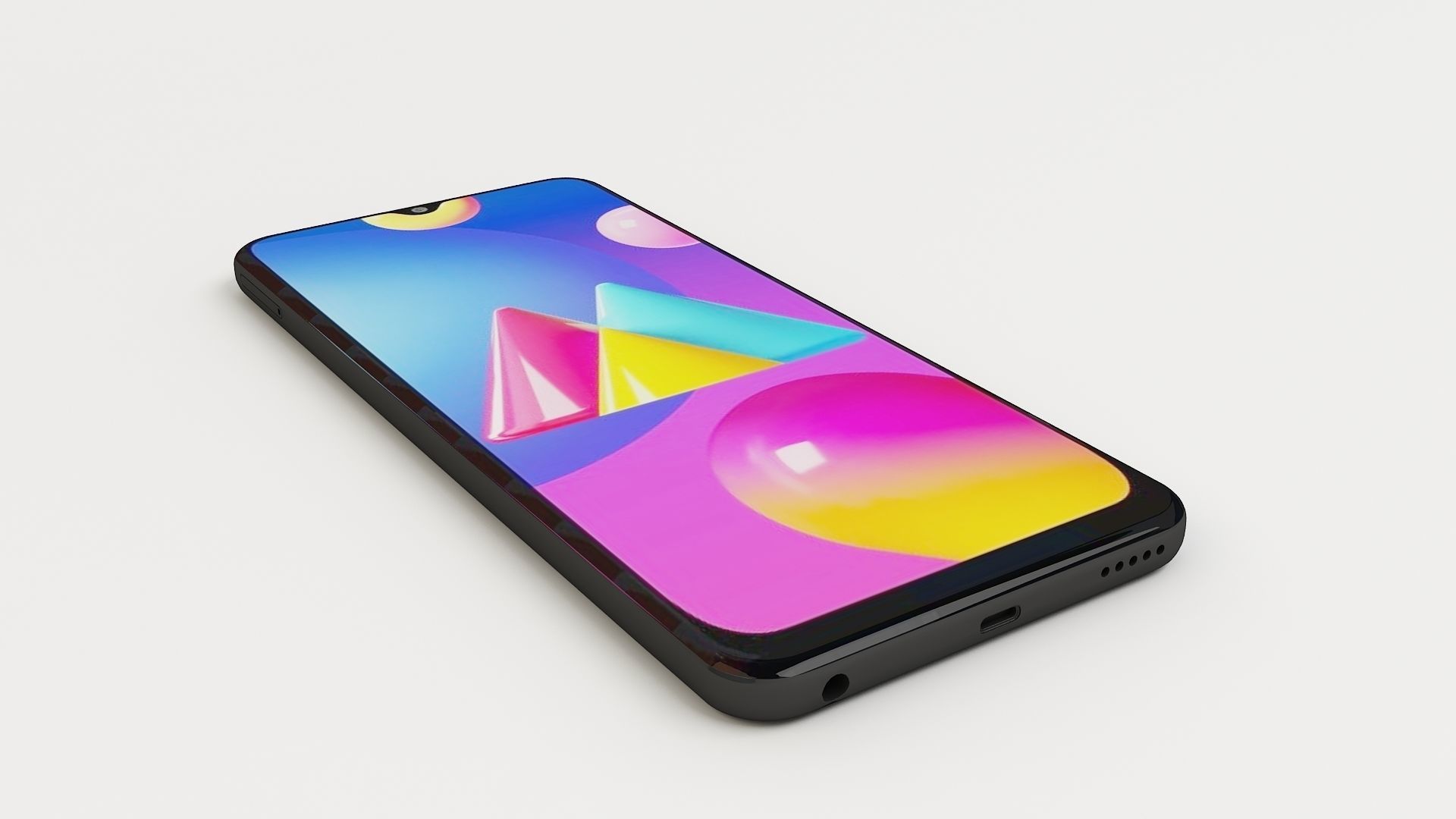 samsung galaxy m02s 3D model_4