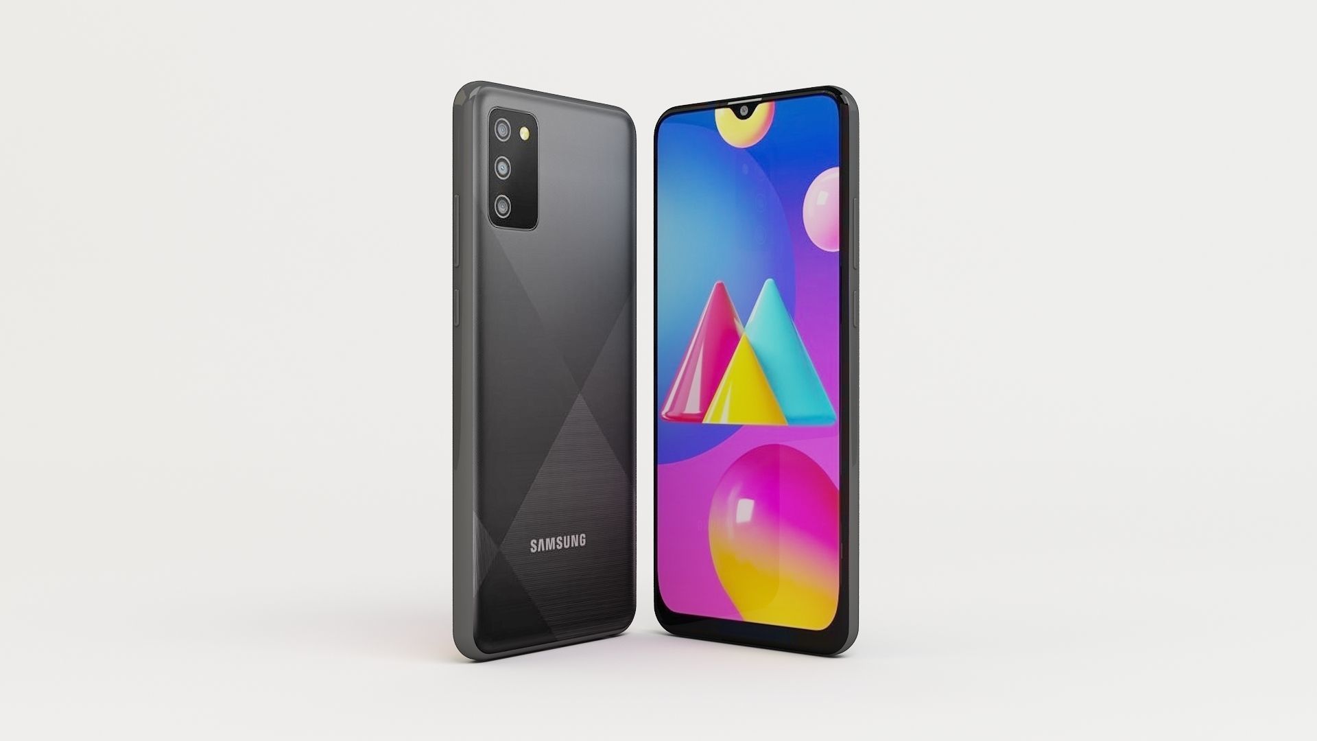 samsung galaxy m02s 3D model_2