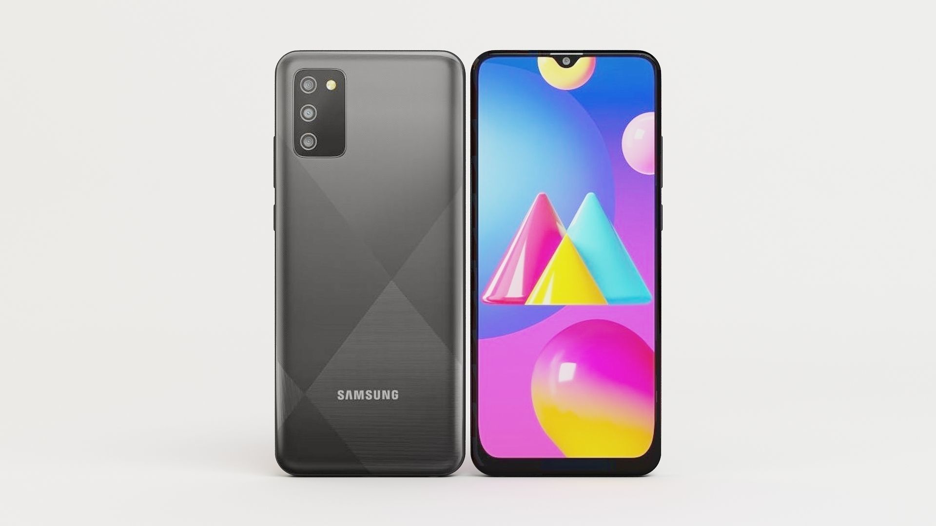 samsung galaxy m02s 3D model_1