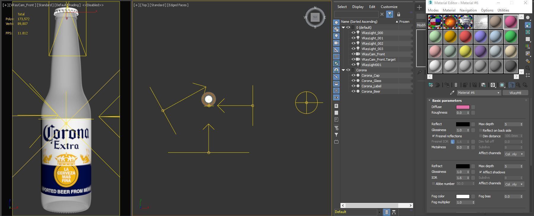 Corona Beer 3D model_4