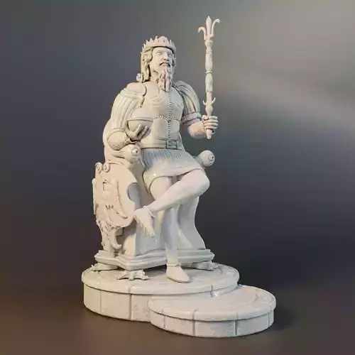 Arcane Emperor  Statue 3D print model