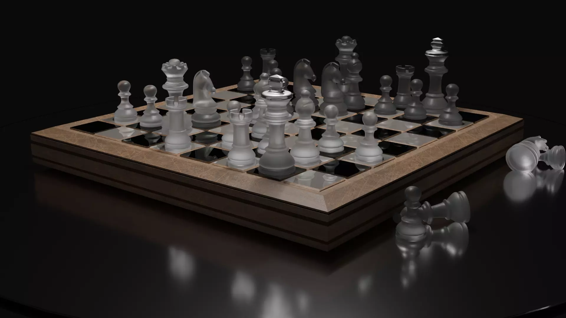 chess game 3D model
