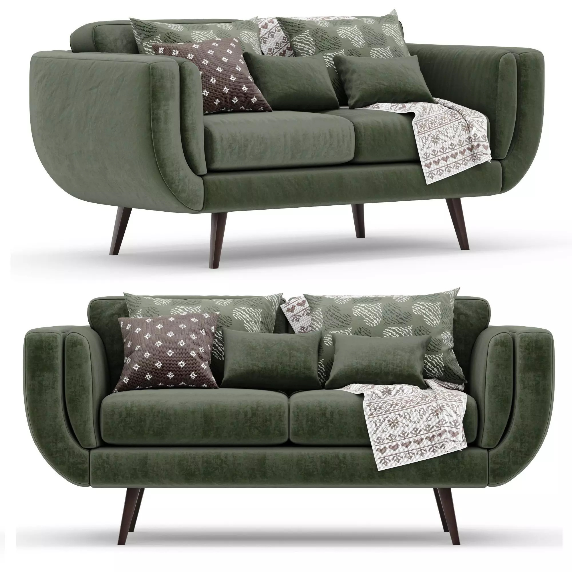 Zuri dfs sofa 3D model_0