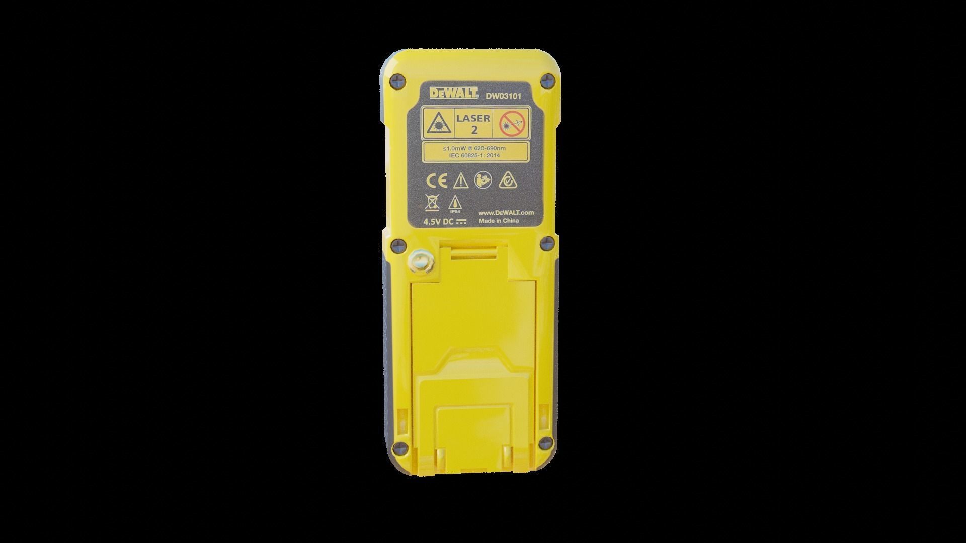 Laser Distance Meter Low-poly 3D model_6