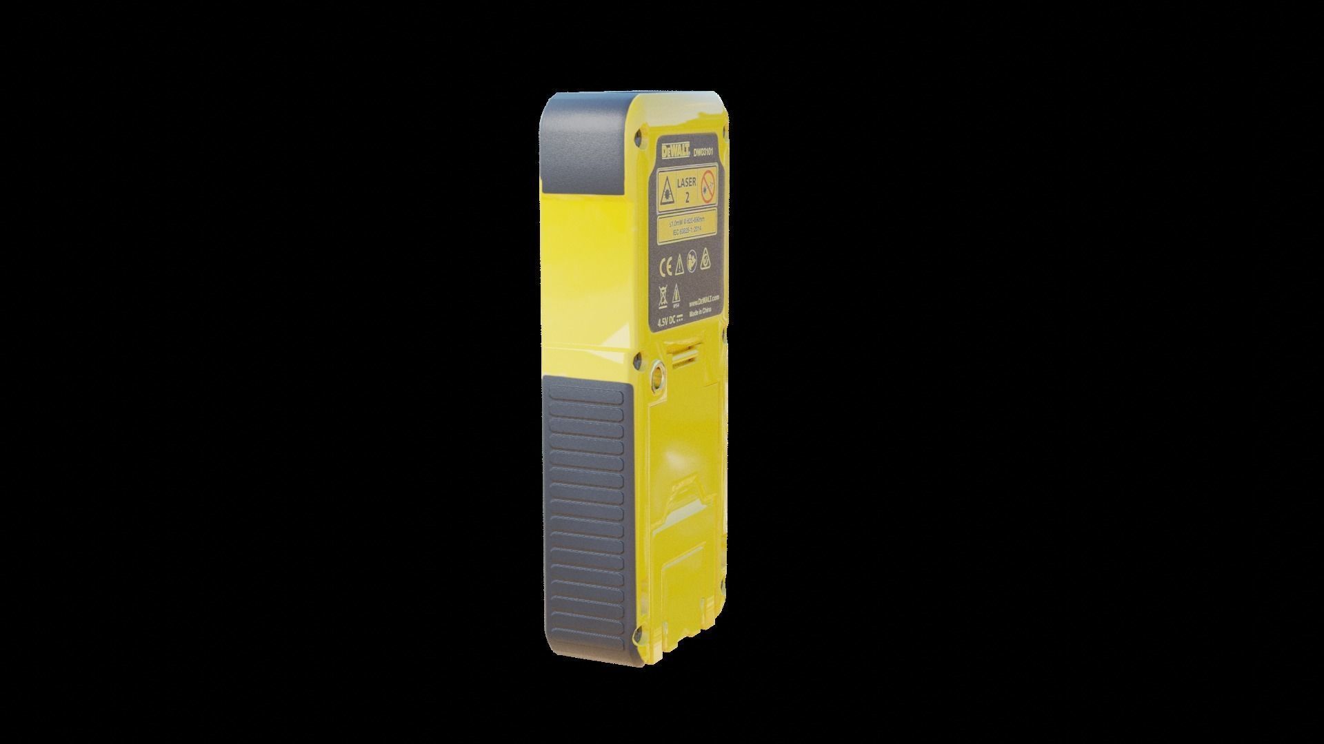 Laser Distance Meter Low-poly 3D model_4