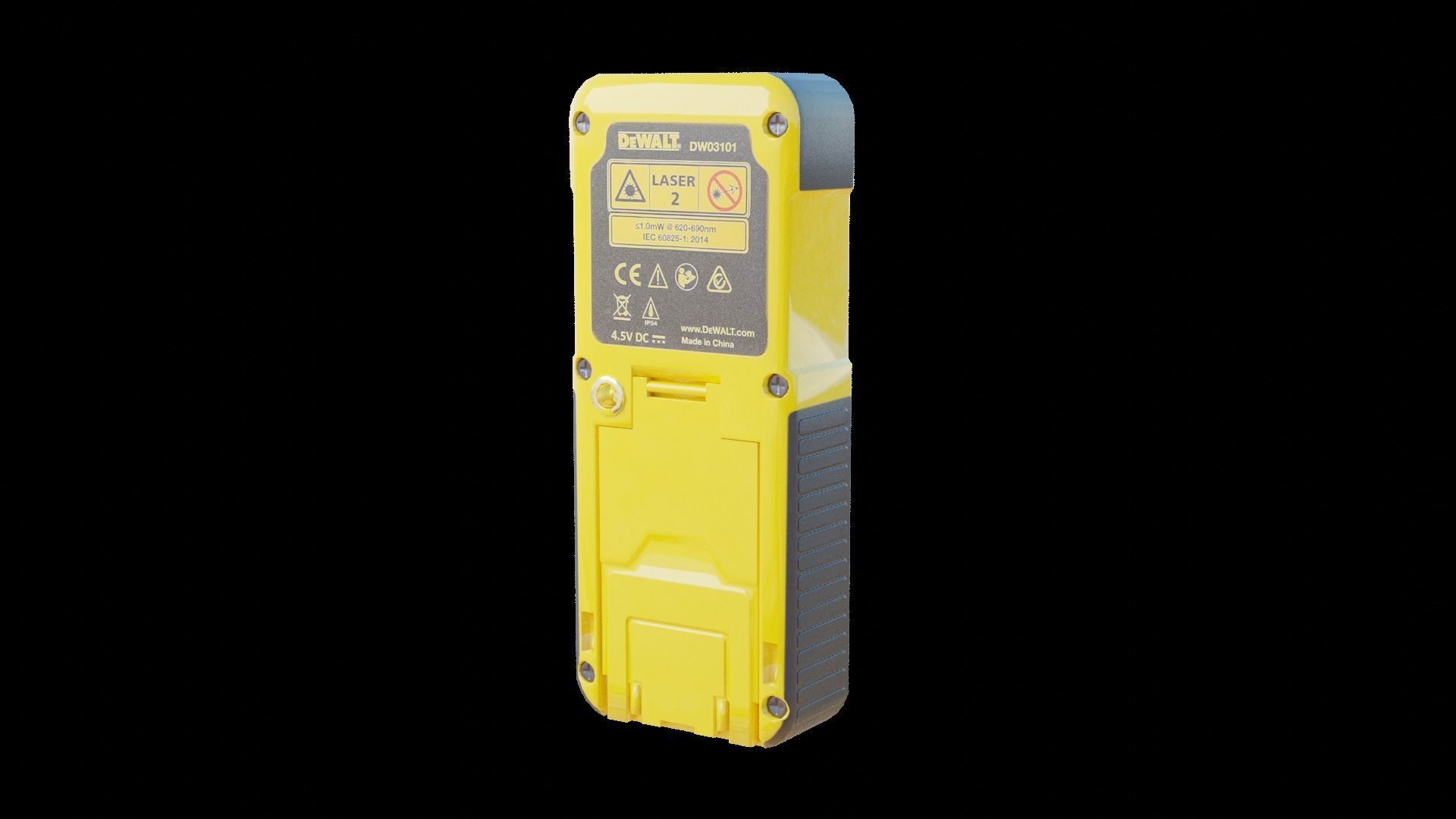 Laser Distance Meter Low-poly 3D model_7