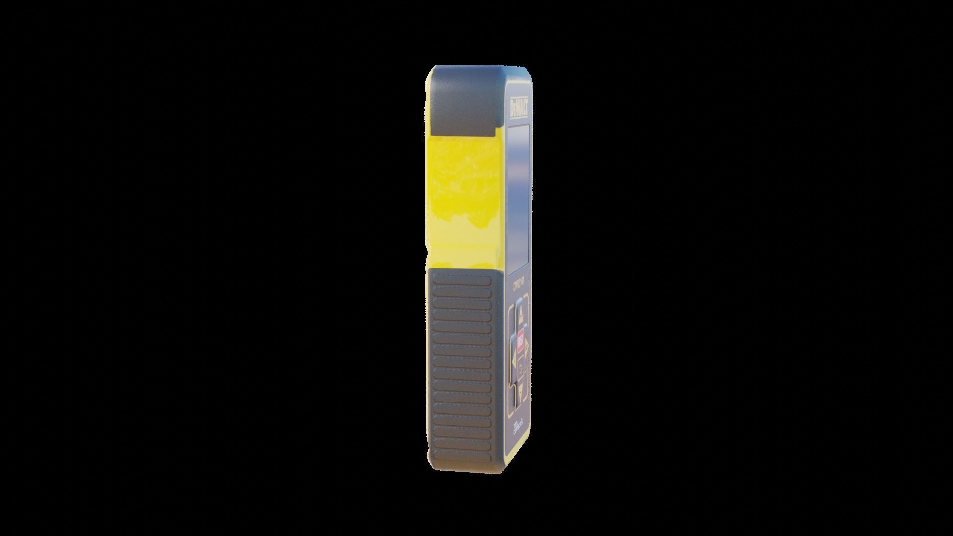 Laser Distance Meter Low-poly 3D model_9
