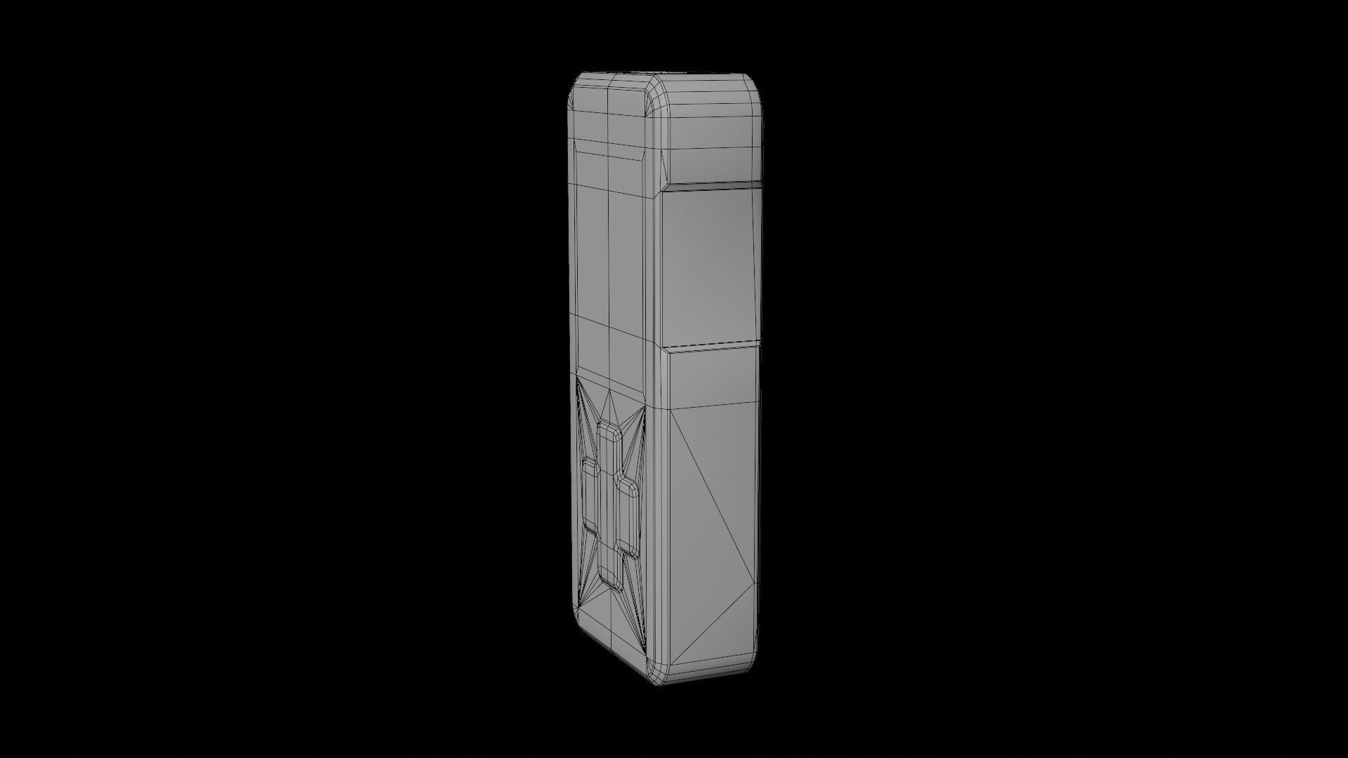 Laser Distance Meter Low-poly 3D model_13