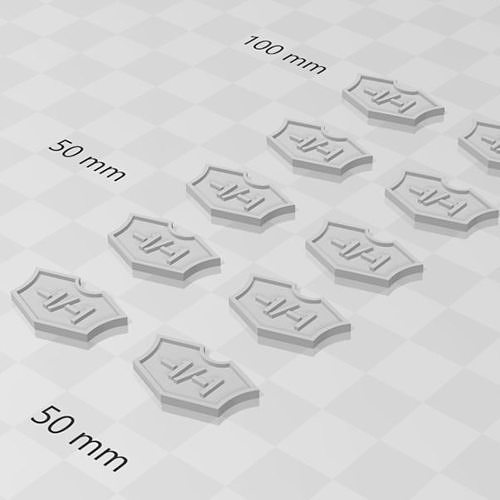 Minus one Counters STL Files  for Magic The Gathering 3D print model