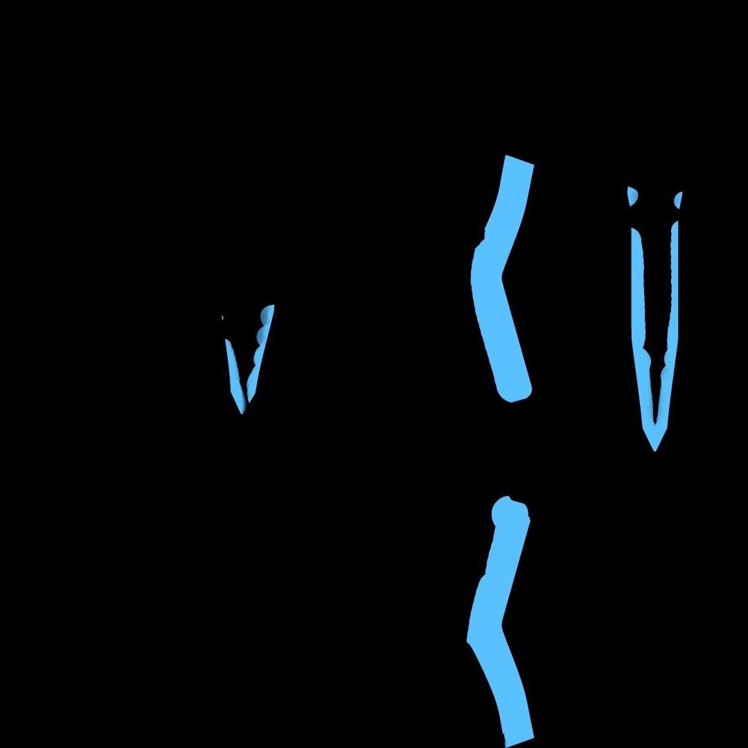 Futuristic Rifle Low-poly 3D model_21