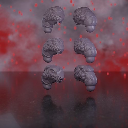 Nosferii - Lamia Heads 3D print model