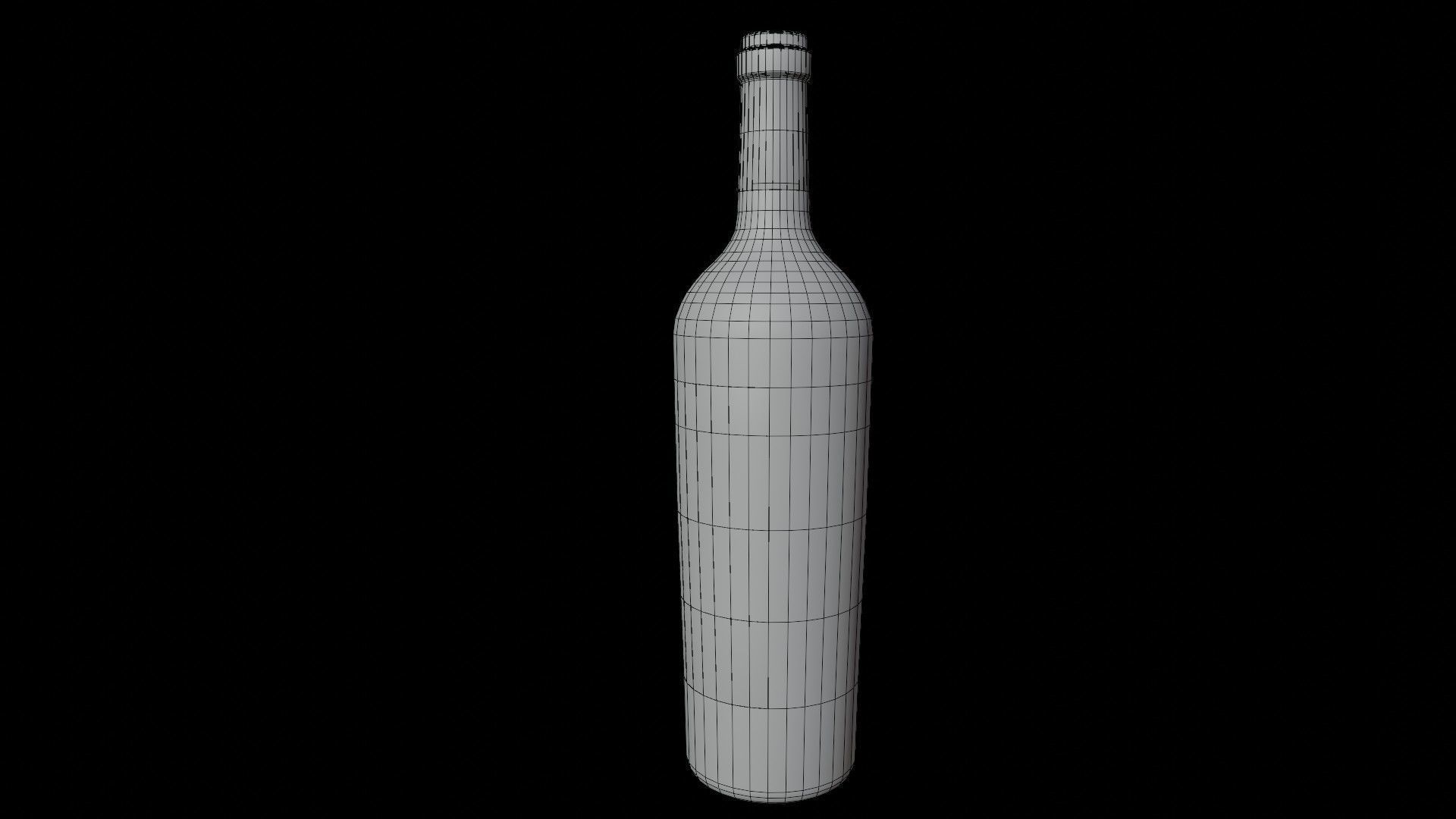 Wine Bottle 2 Scene Fill Var 4  3D model 3D model_9