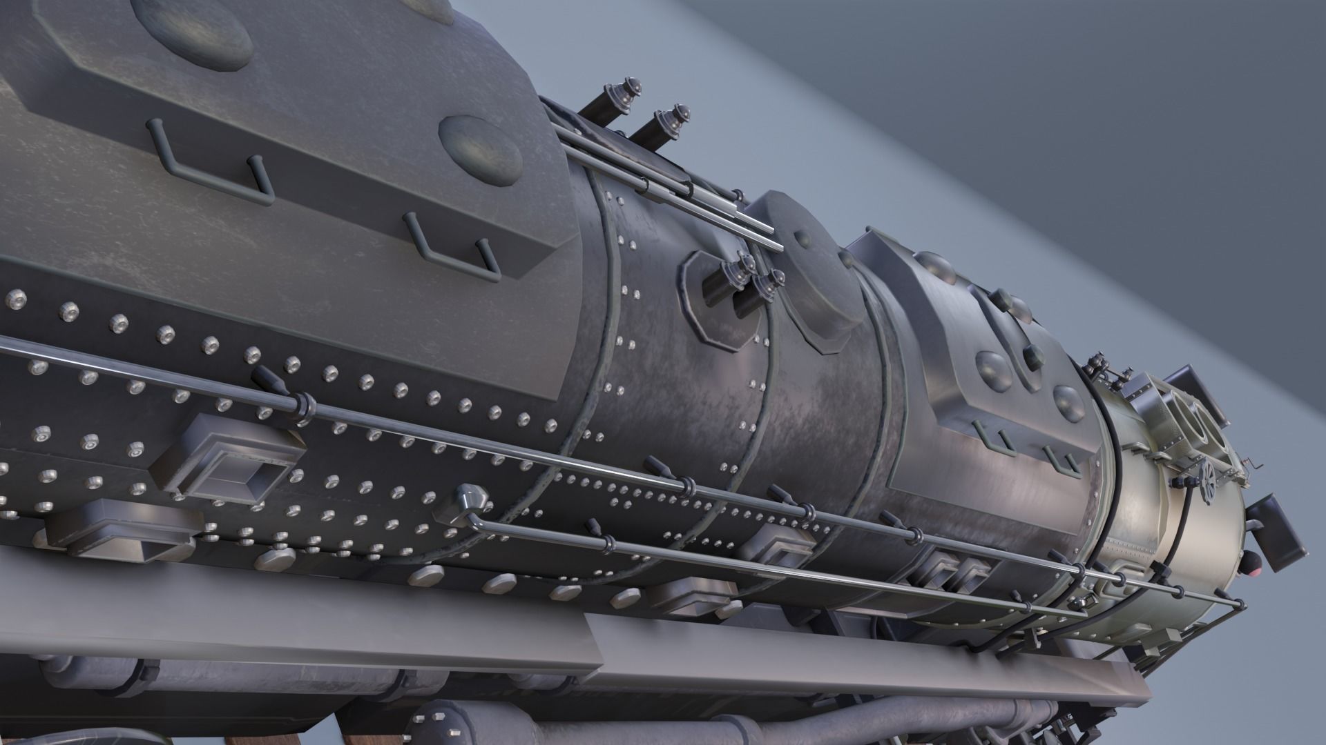 Union Pacific Big Boy number 4014 3D model_4