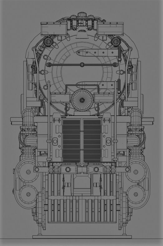 Union Pacific Big Boy number 4014 3D model_7