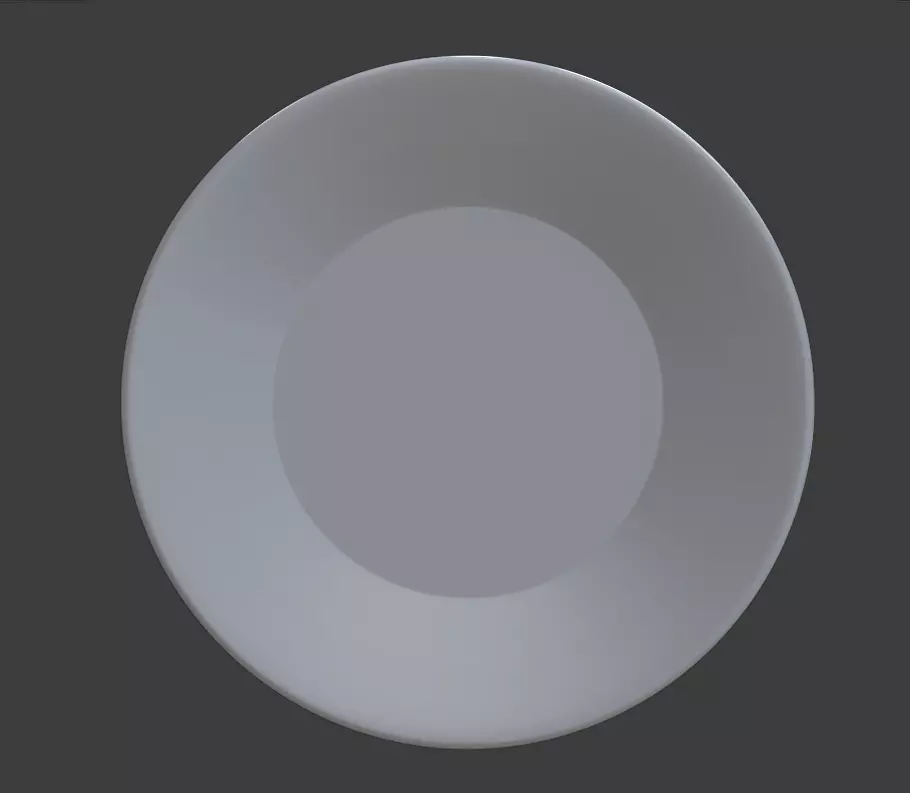 Empty Dish Free 3D model