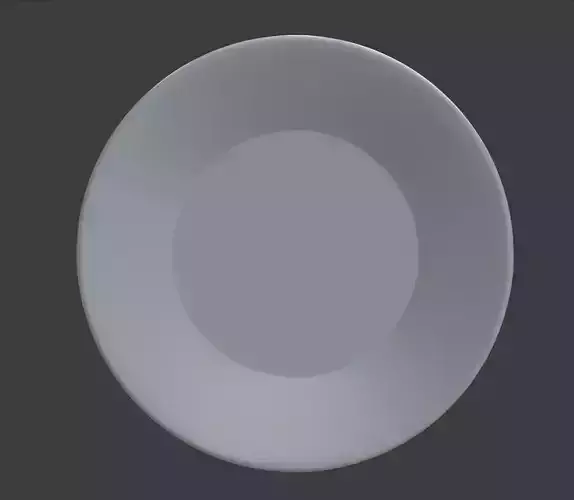 Empty Dish Free 3D model