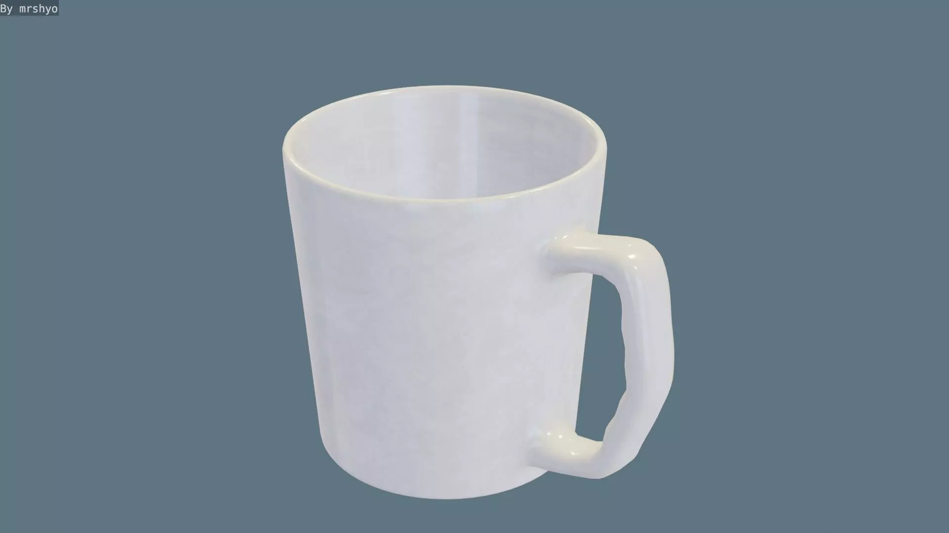Porcelain Mug Free 3D model