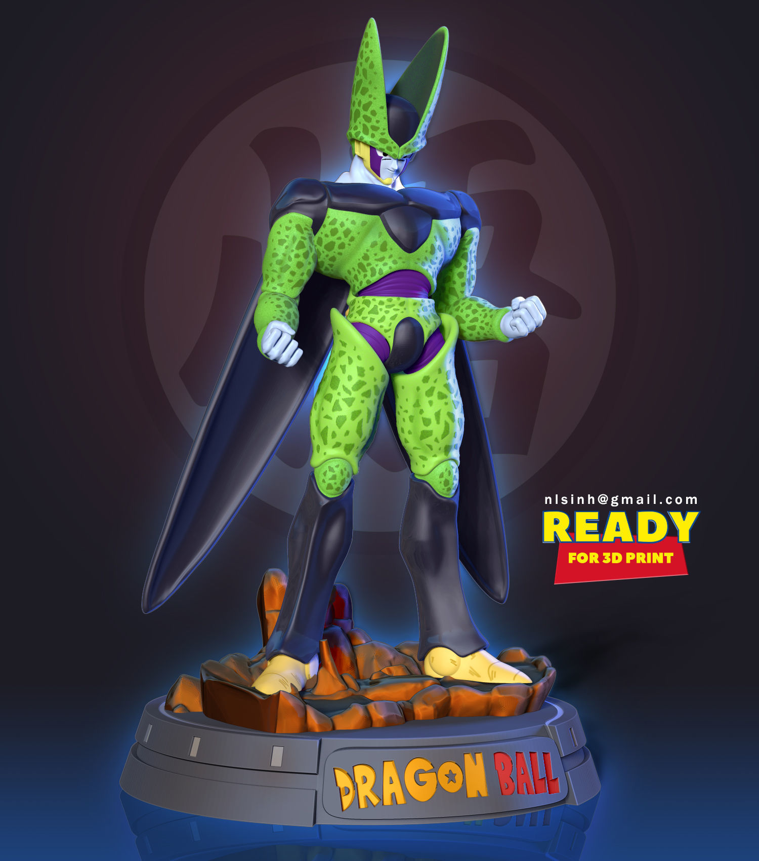 Cell - Dragon Ball 3D print model_9
