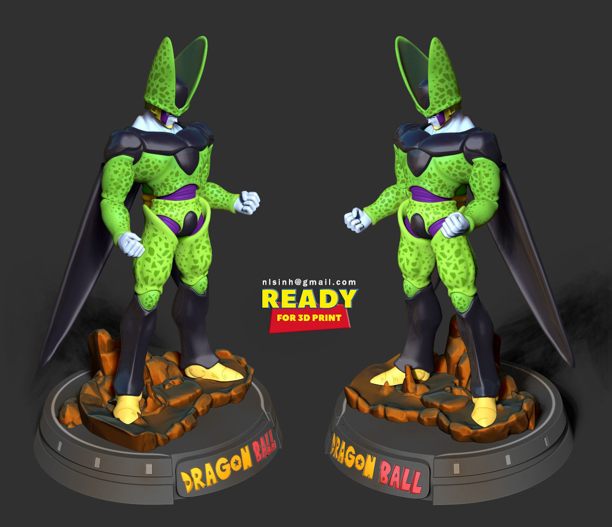 Cell - Dragon Ball 3D print model_1
