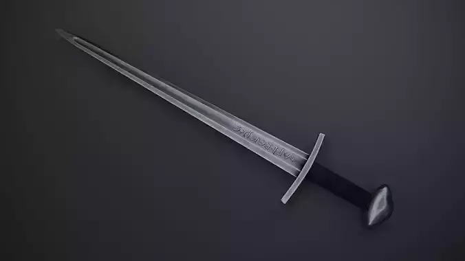 Ulfberht sword Low-poly 3D model