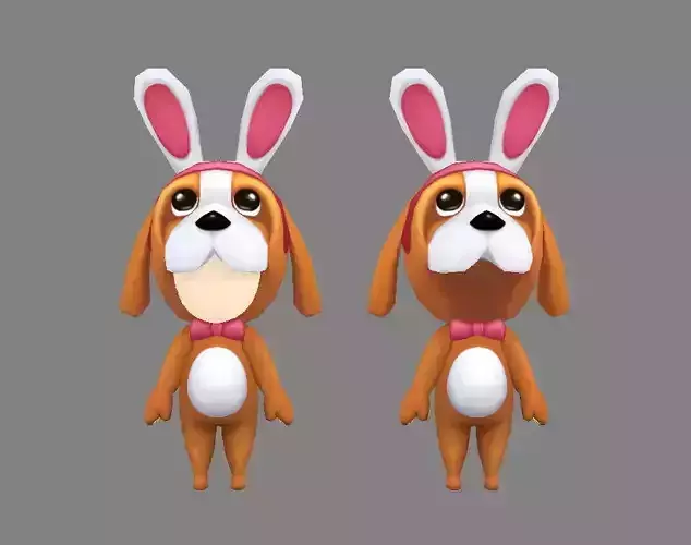 Cartoon puppy doll costume