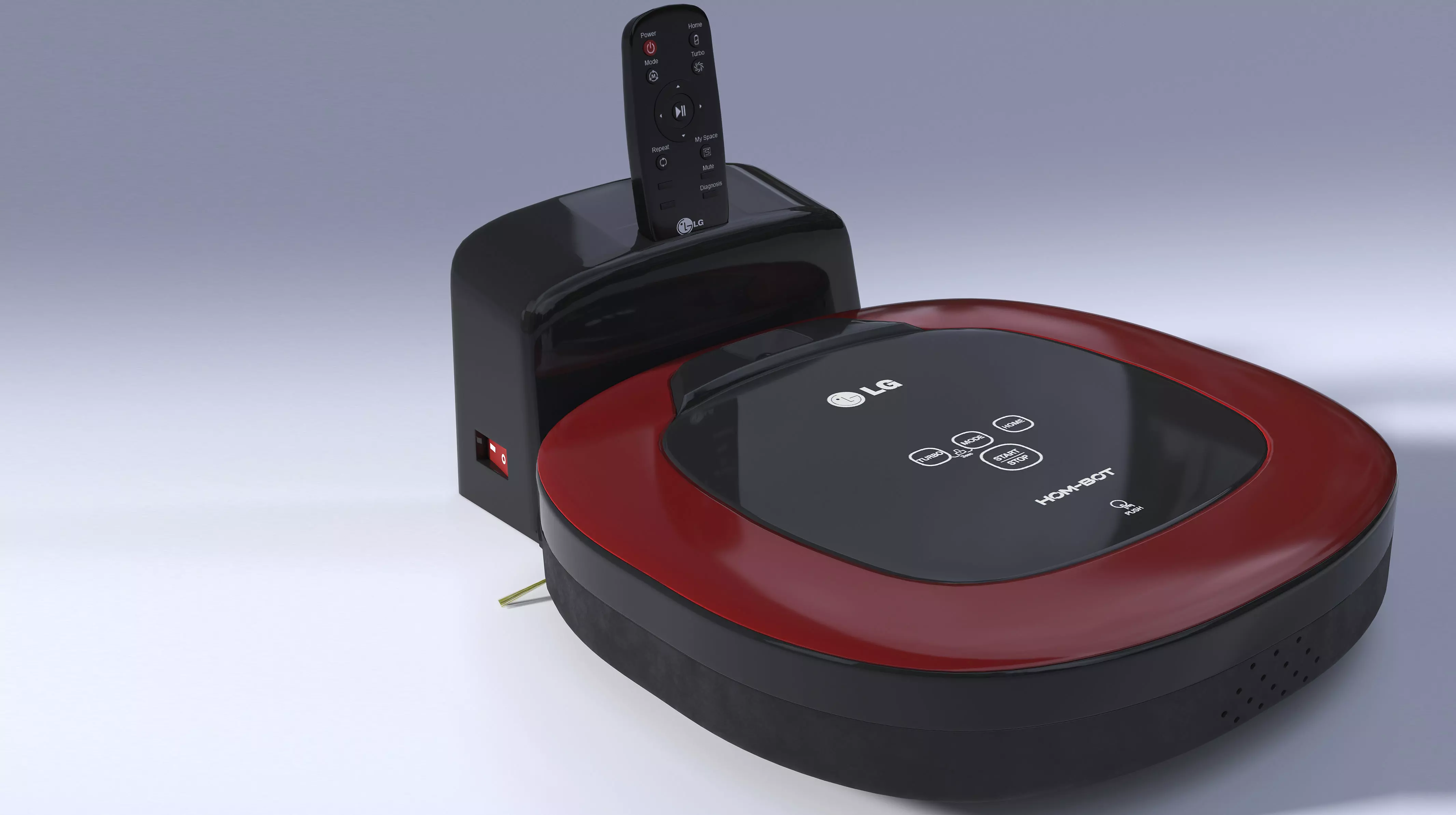 Robot Vacuum Cleaner LG HOM-BOT 3D model_0
