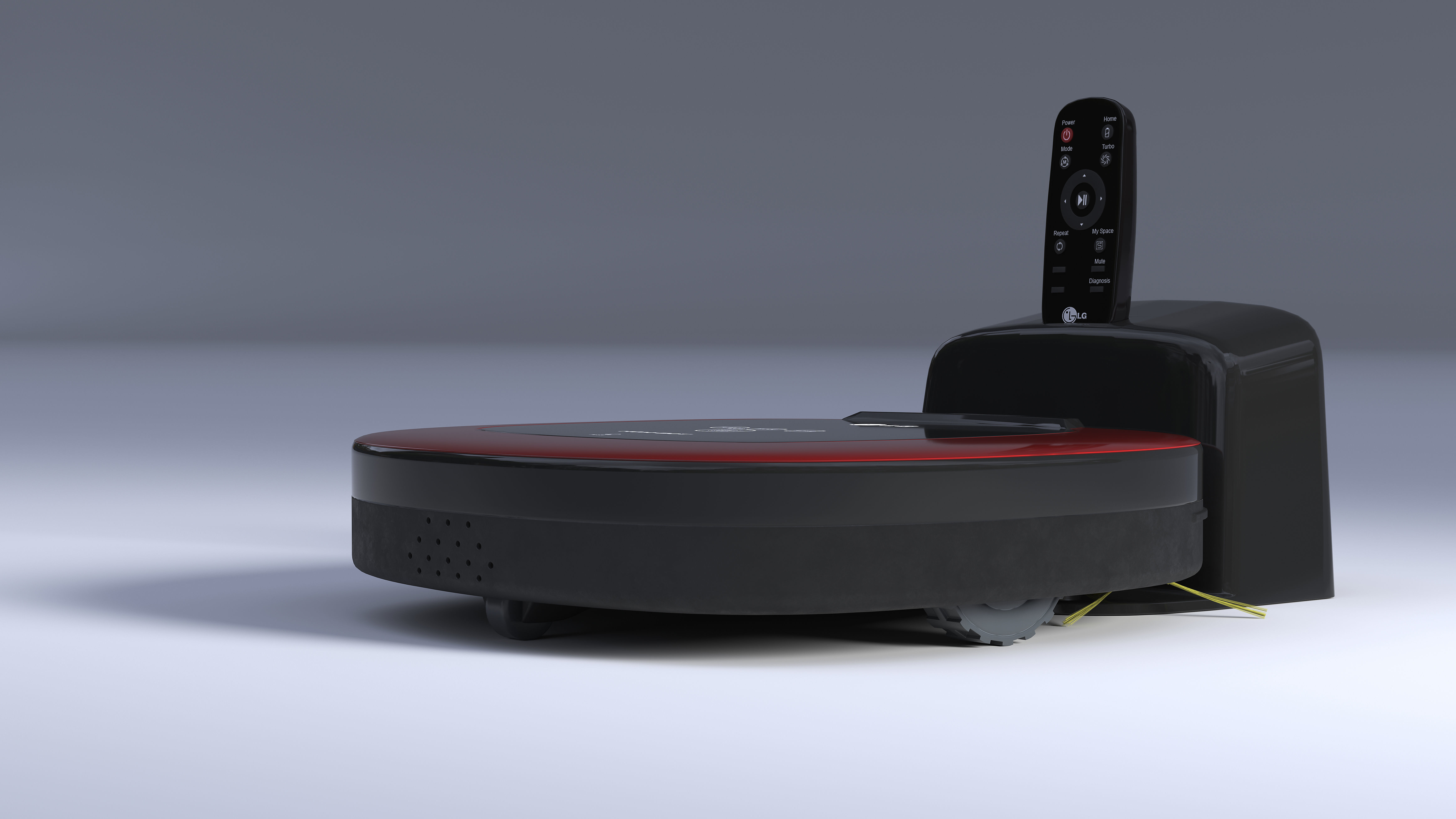 Robot Vacuum Cleaner LG HOM-BOT 3D model_1