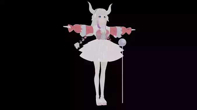 kanna kamui Low-poly 3D model