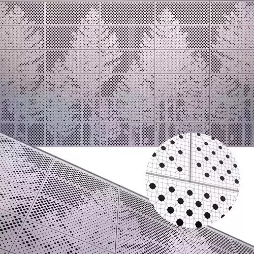perforated metal panel 28