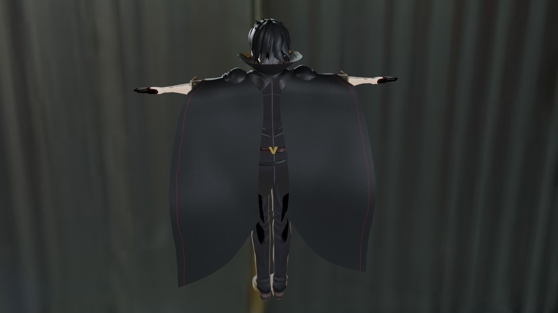 Remnant Violet Low-poly 3D model_3