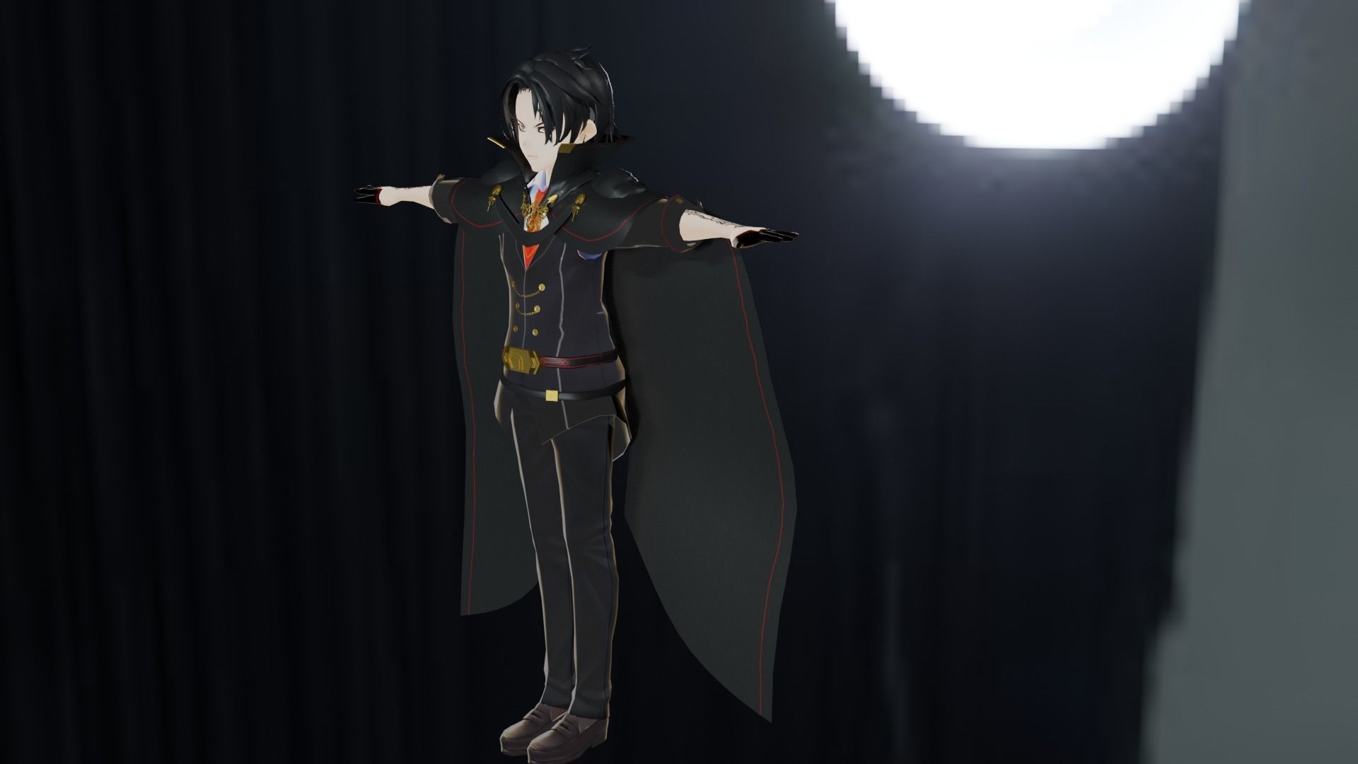 Remnant Violet Low-poly 3D model_4