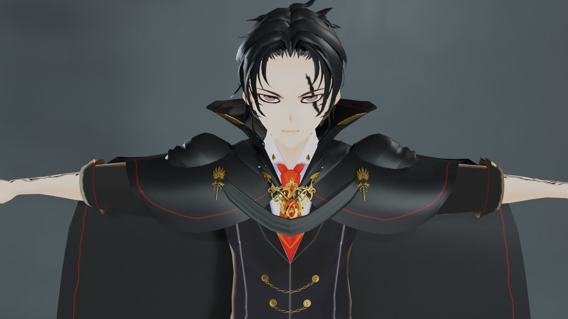 Remnant Violet Low-poly 3D model_2