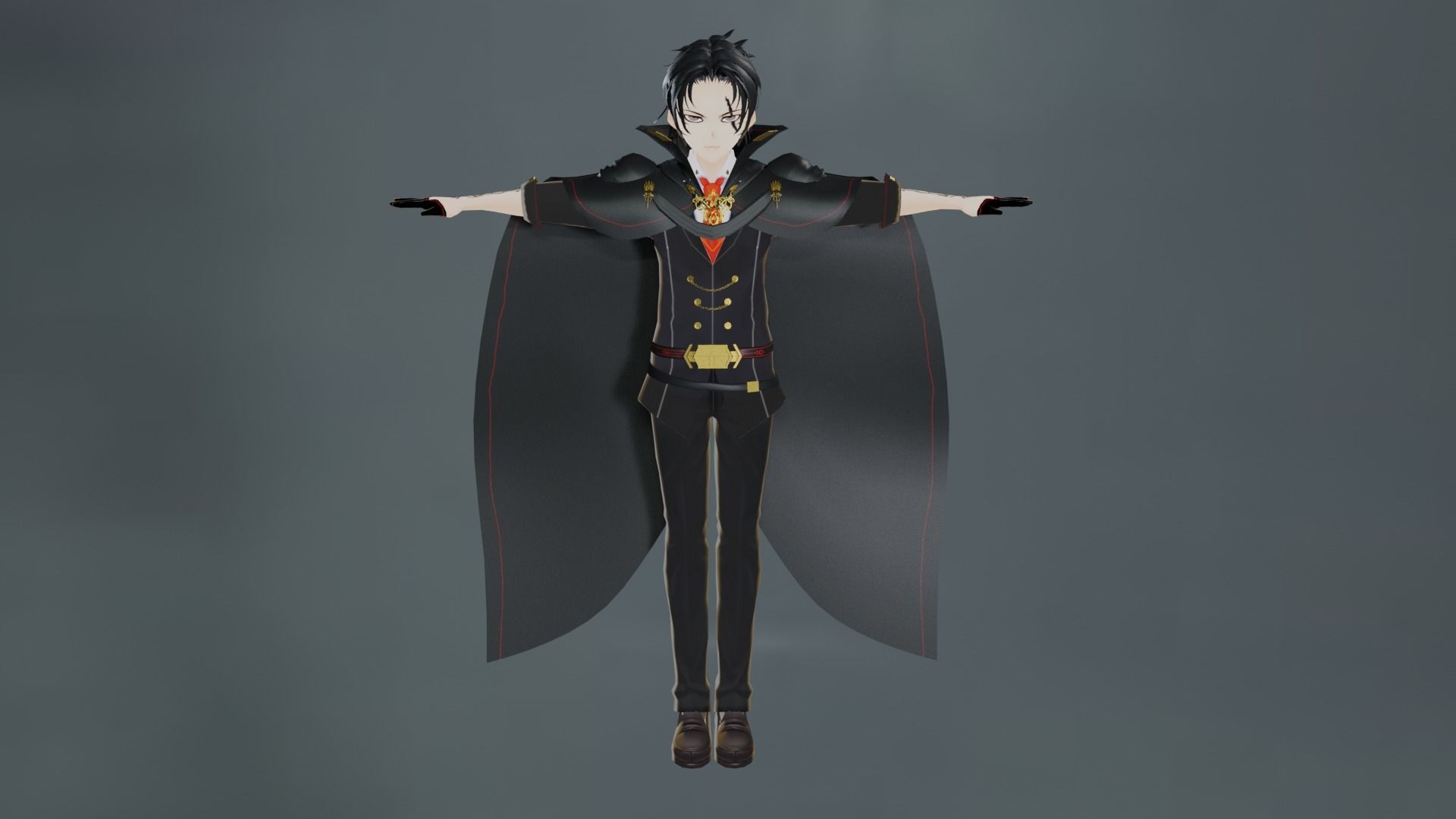 Remnant Violet Low-poly 3D model_0