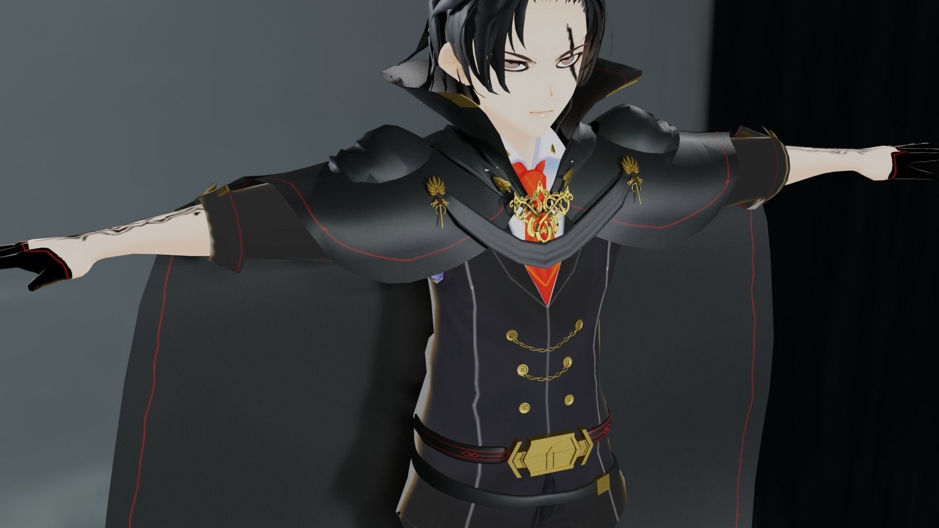 Remnant Violet Low-poly 3D model_5