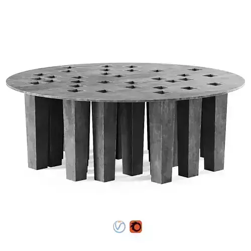 Oliver Gustav round coffee table