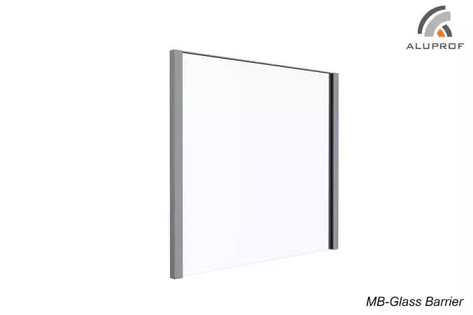 Aluprof MB Glass Barrier 002 M 0427 Free 3D model