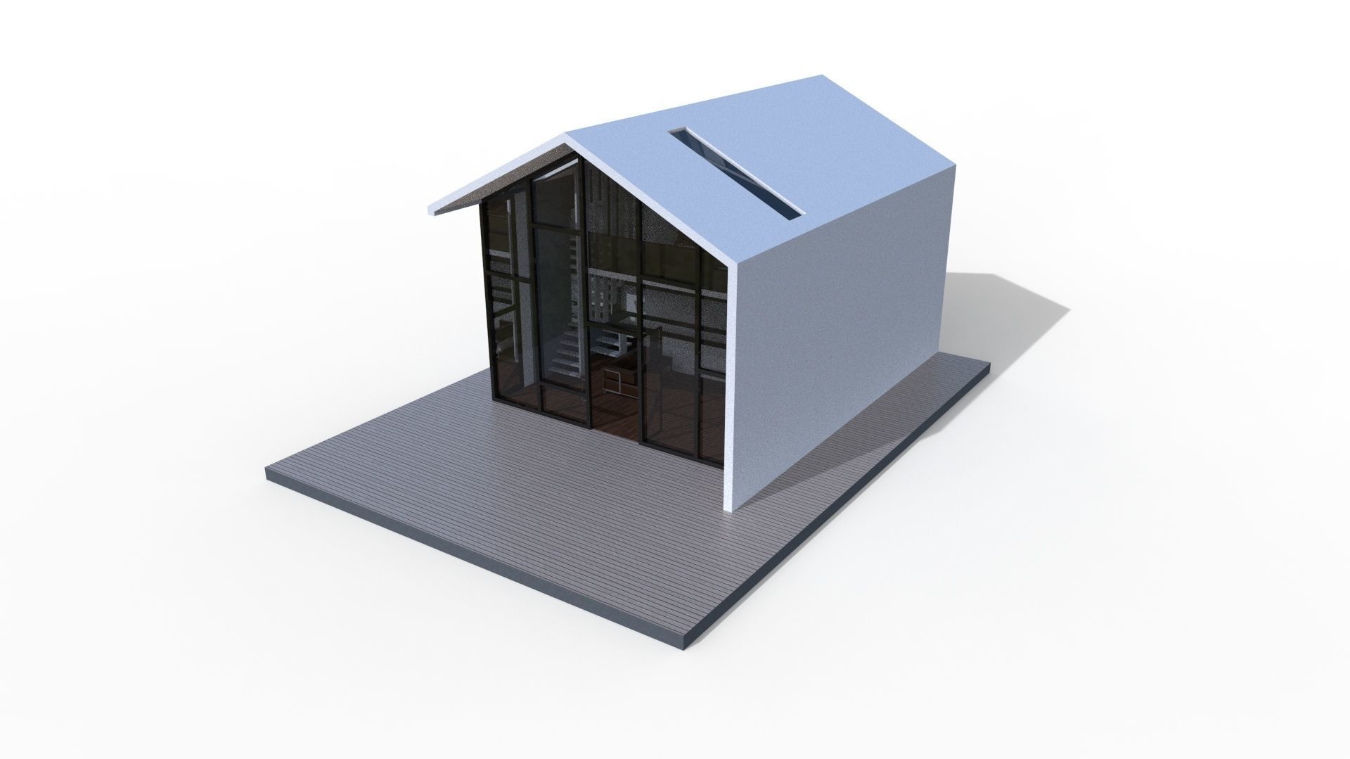 HOUSE Low-poly 3D model_8