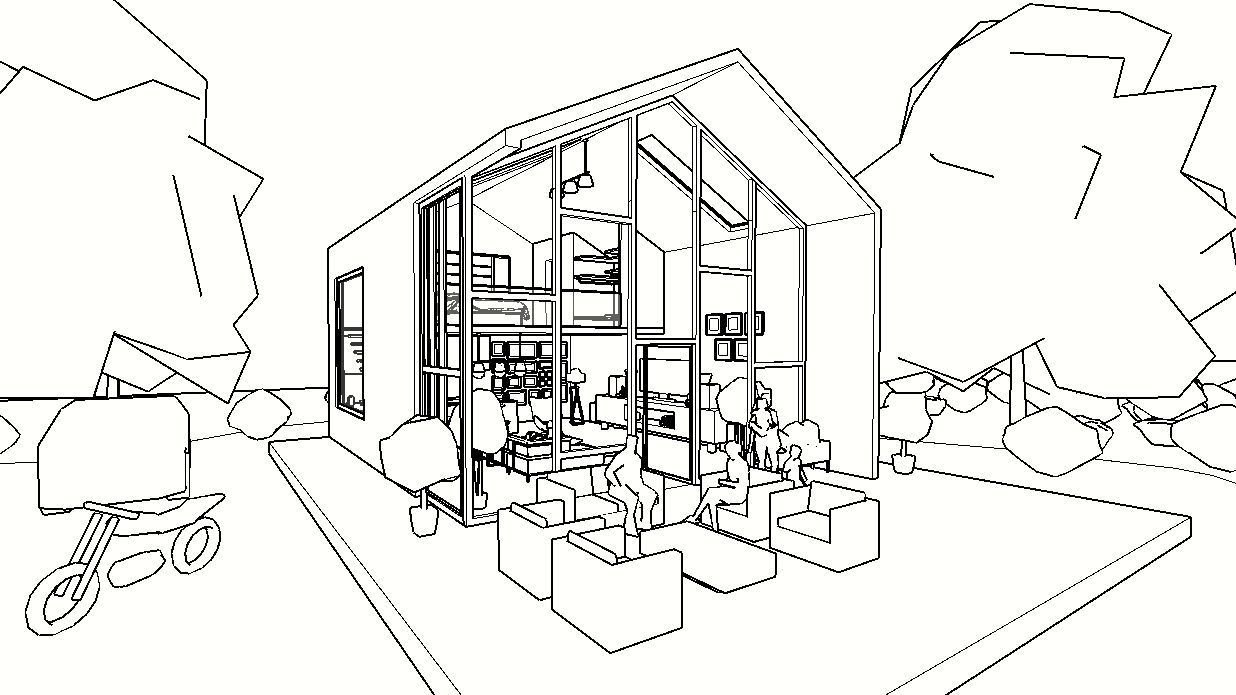 HOUSE Low-poly 3D model_6