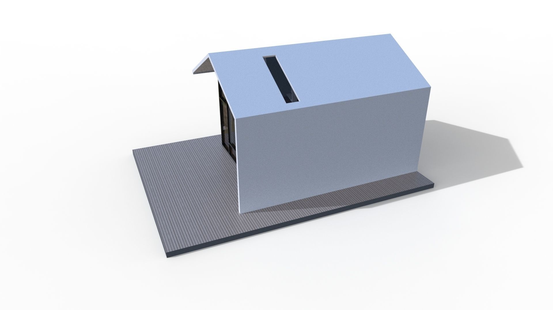 HOUSE Low-poly 3D model_5