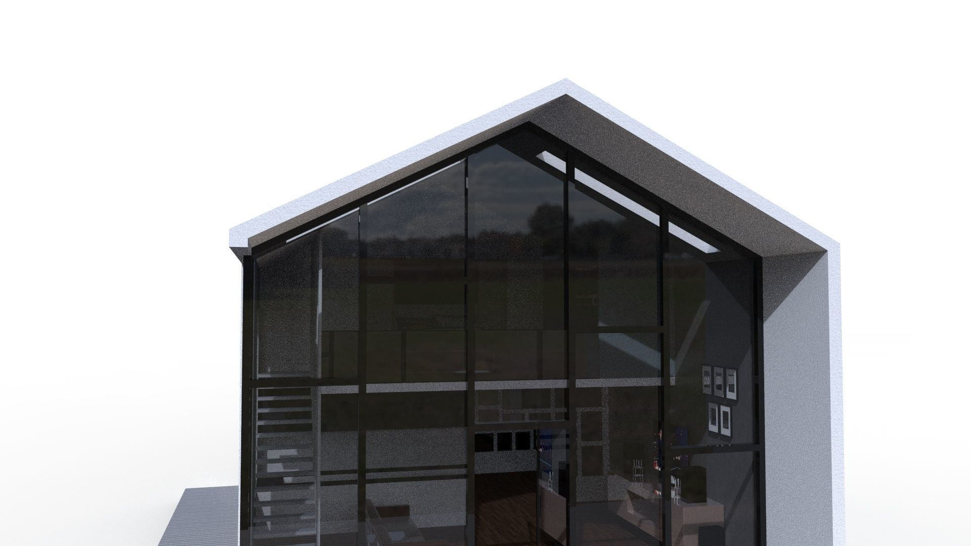 HOUSE Low-poly 3D model_29