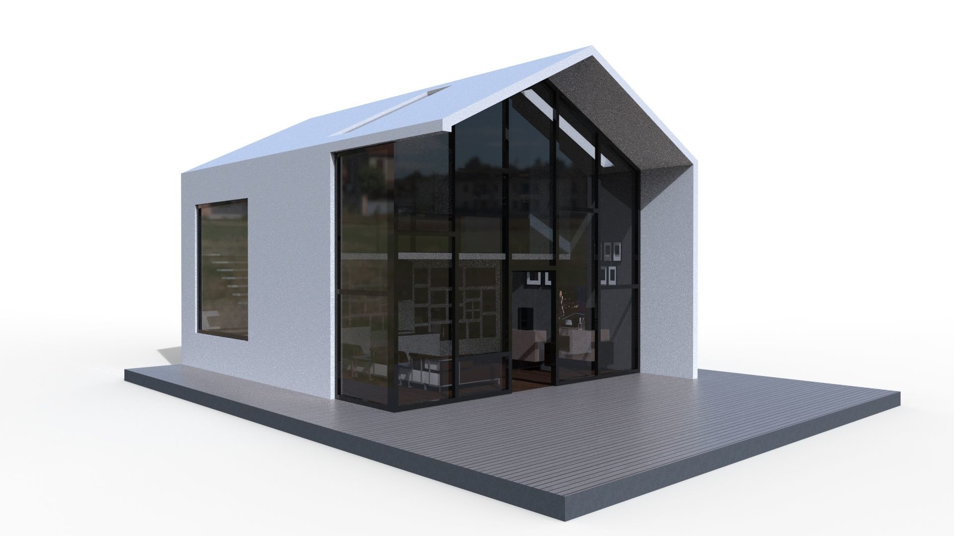 HOUSE Low-poly 3D model_41