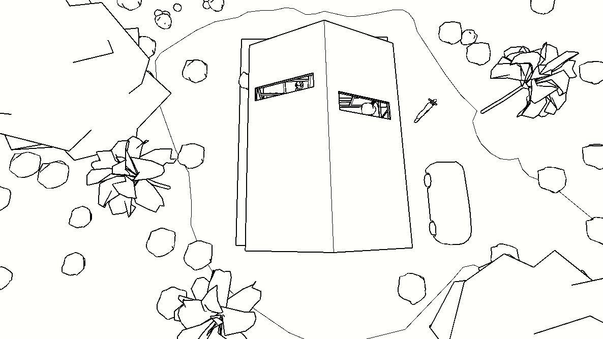 HOUSE Low-poly 3D model_11