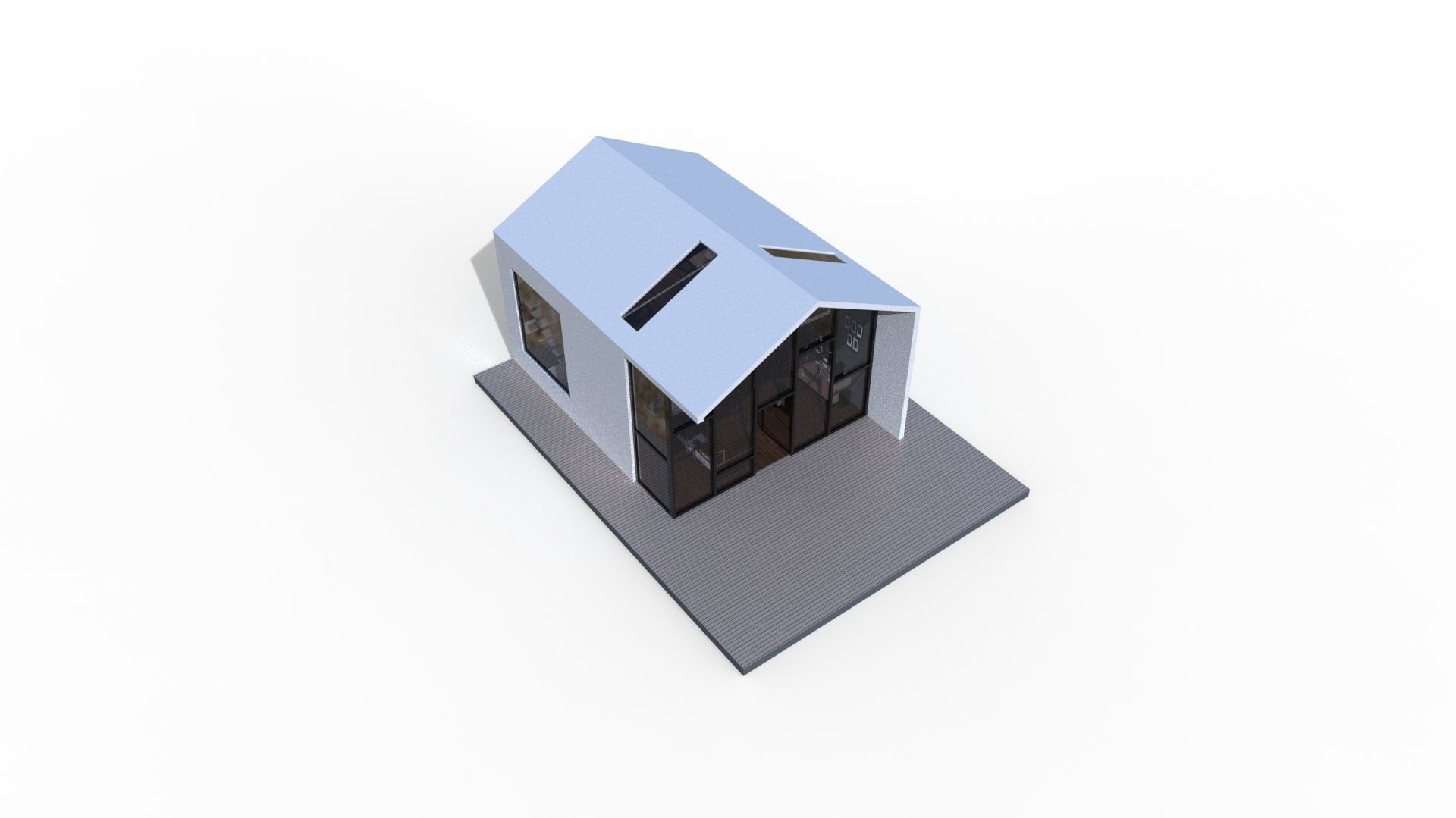 HOUSE Low-poly 3D model_24