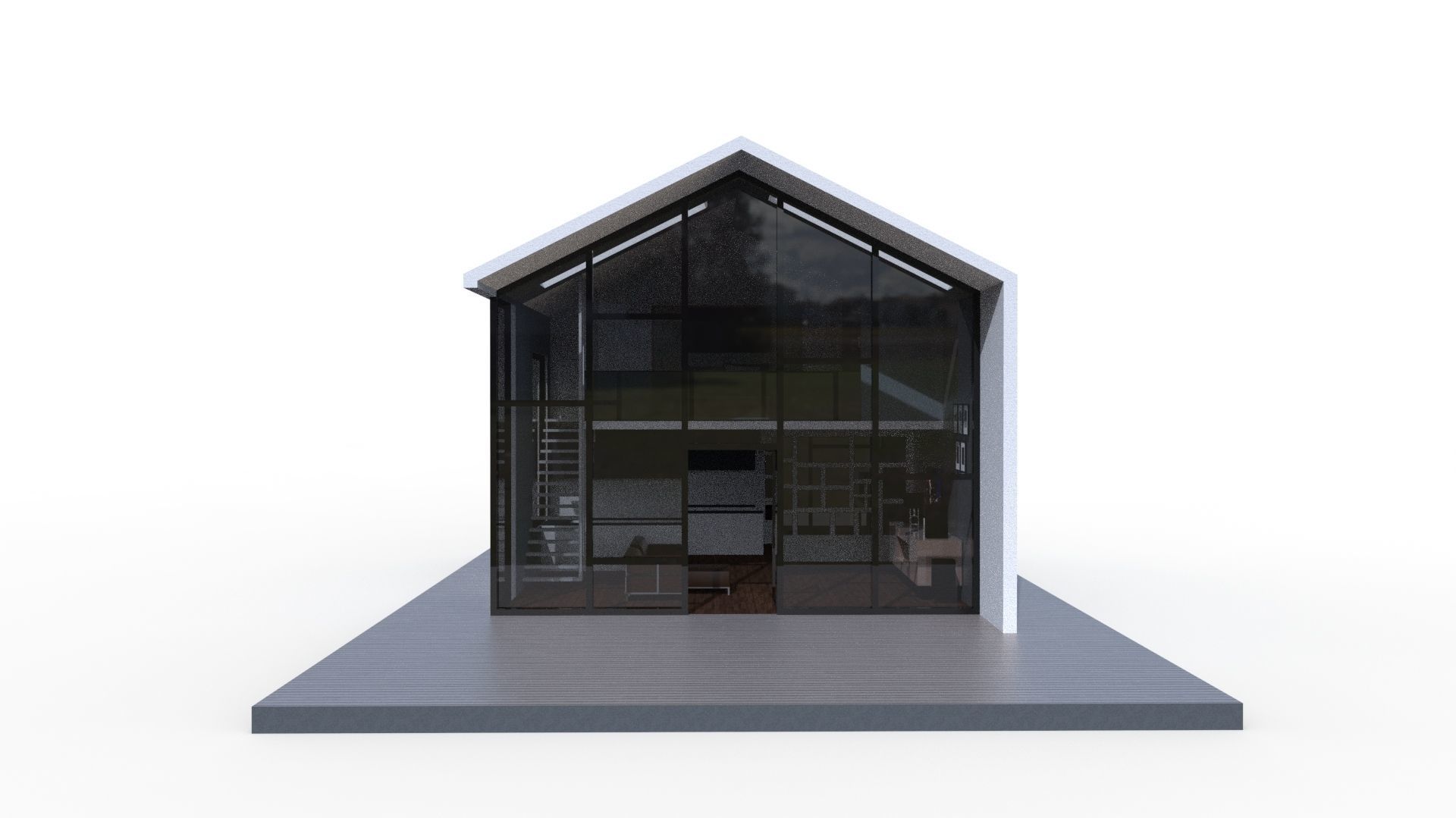 HOUSE Low-poly 3D model_26