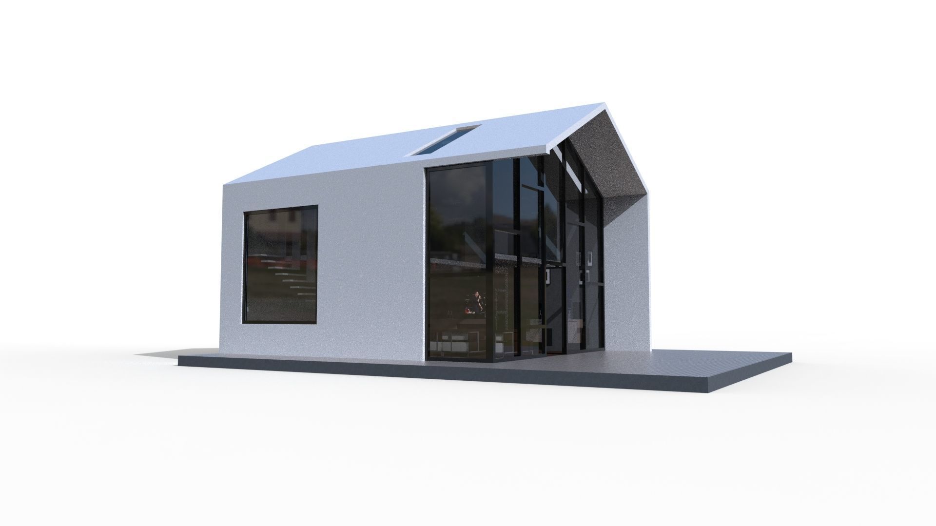 HOUSE Low-poly 3D model_10