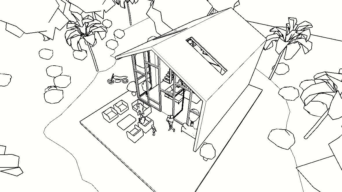 HOUSE Low-poly 3D model_9