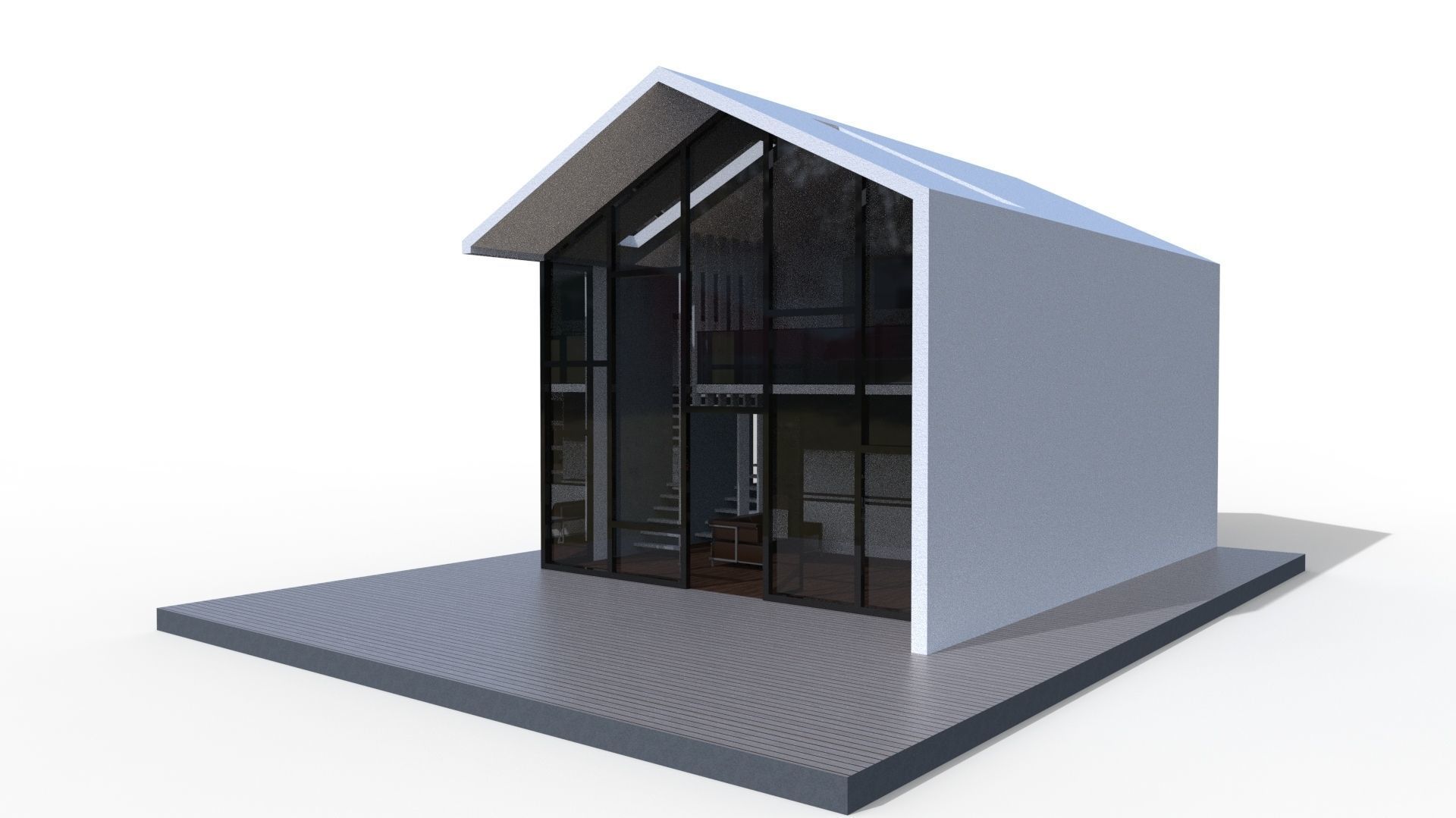 HOUSE Low-poly 3D model_27