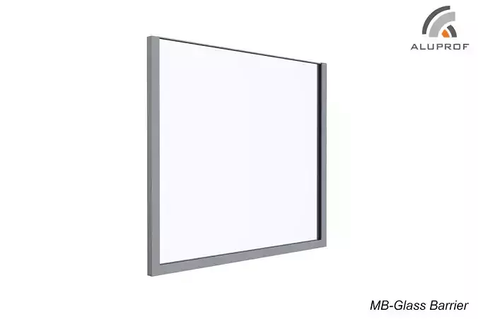 Aluprof MB Glass Barrier 005 M 0430 Free 3D model